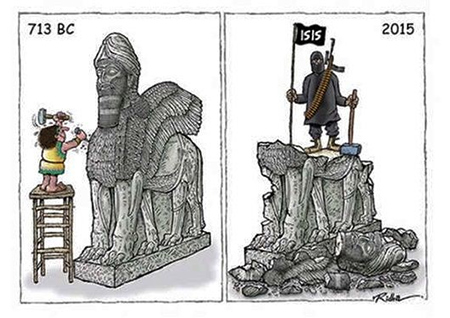 Irán acoge un concurso de caricaturas contra Daesh